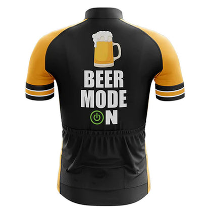 Beer Mode On Cycling Jersey Rear