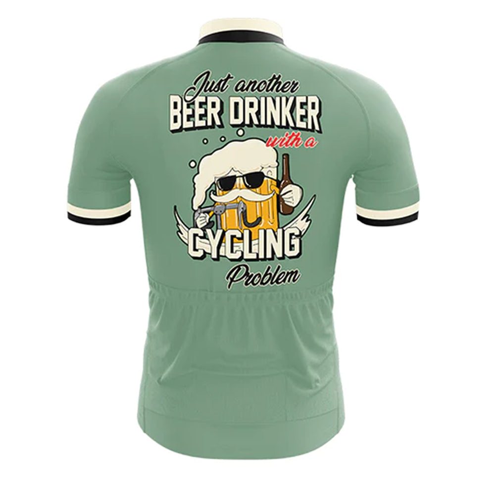 Beer Drinker Cycling Problem Cycling Jersey Rear