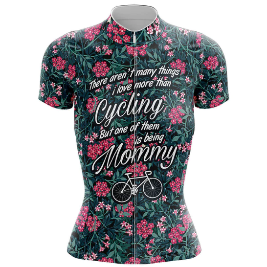Being A Mommy Cycling Jersey Front