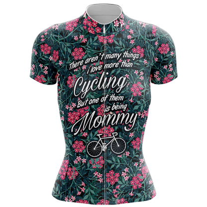 Being A Mommy Cycling Jersey Front