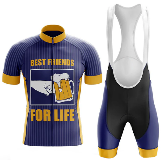 Best Friends Cycling Jersey Set front