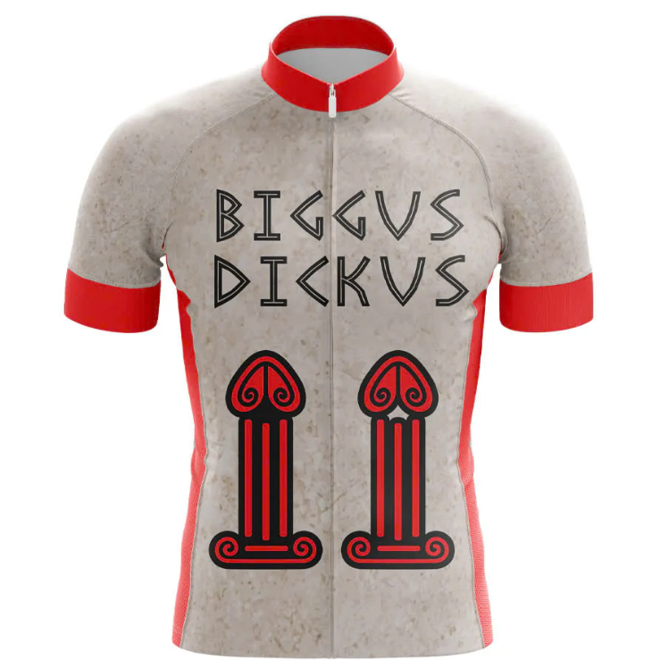 Biggus Dickus Cycling Jersey Front