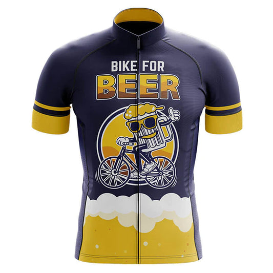 Bike For Beer Cycling Jersey Front