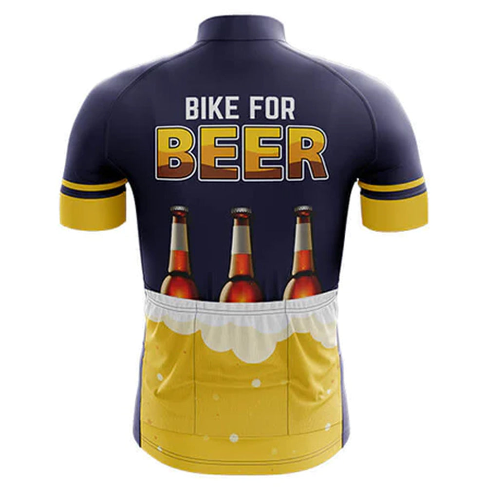 Bike For Beer Cycling Jersey Rear