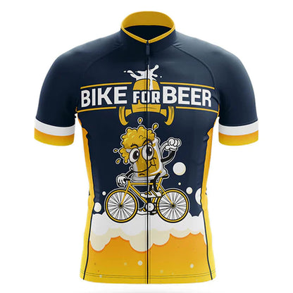 Bike For Beer Cycling Jersey Front
