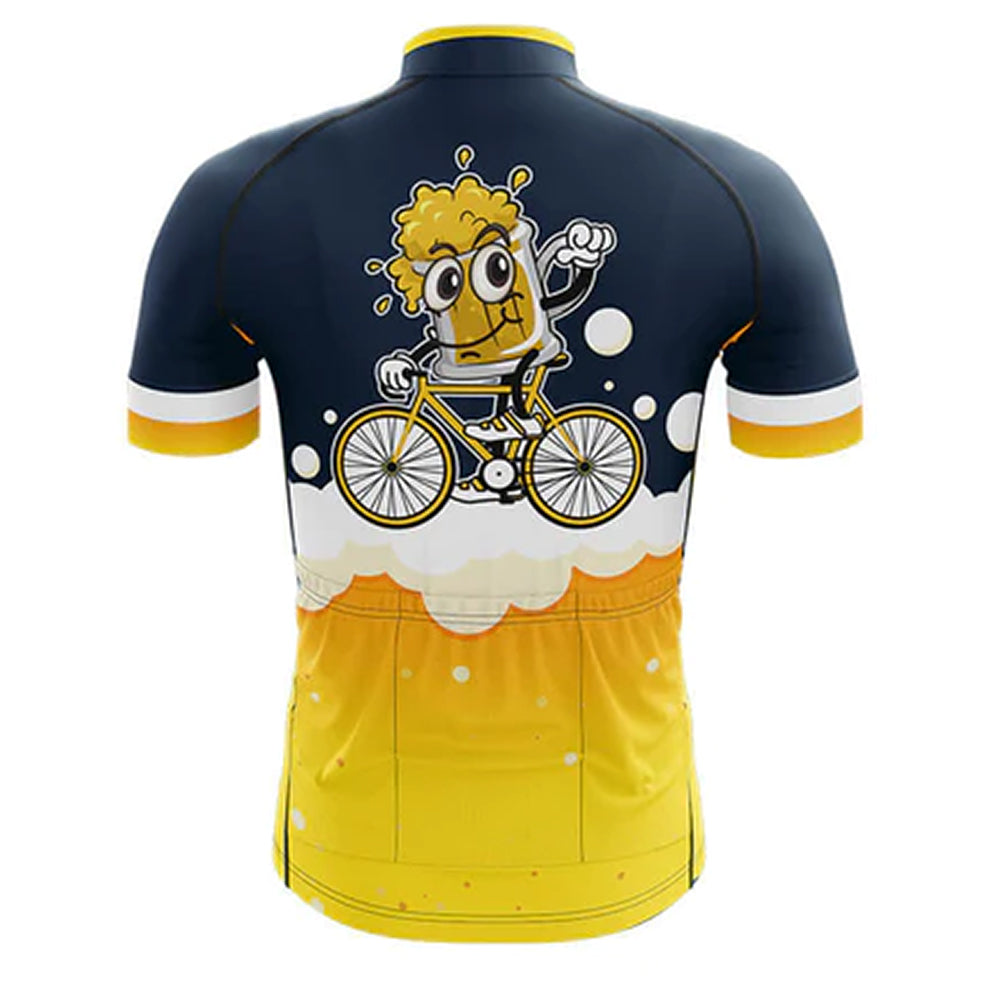 Bike For Beer Cycling Jersey Rear