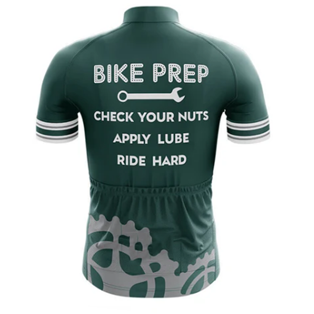 Bike Prep Cycling Jersey Rear