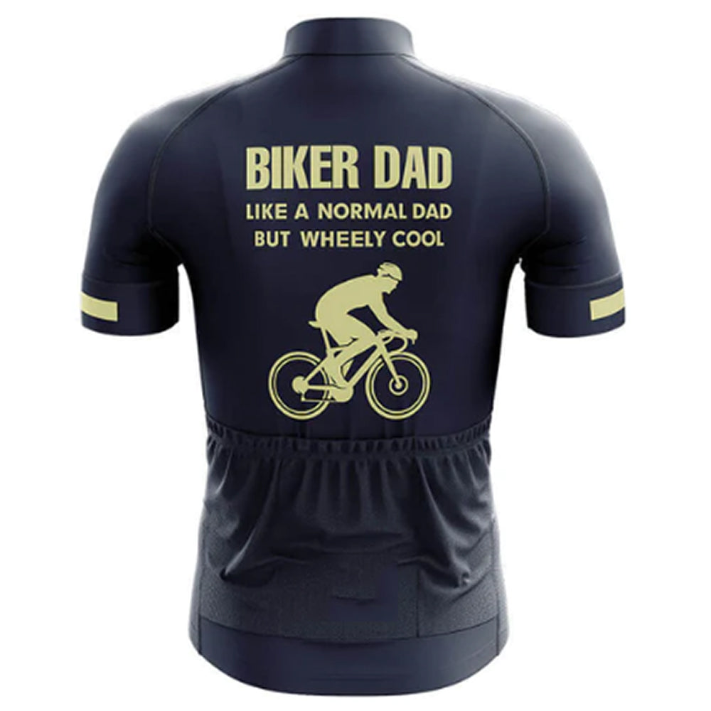 Biker Dad Cycling Jersey Rear