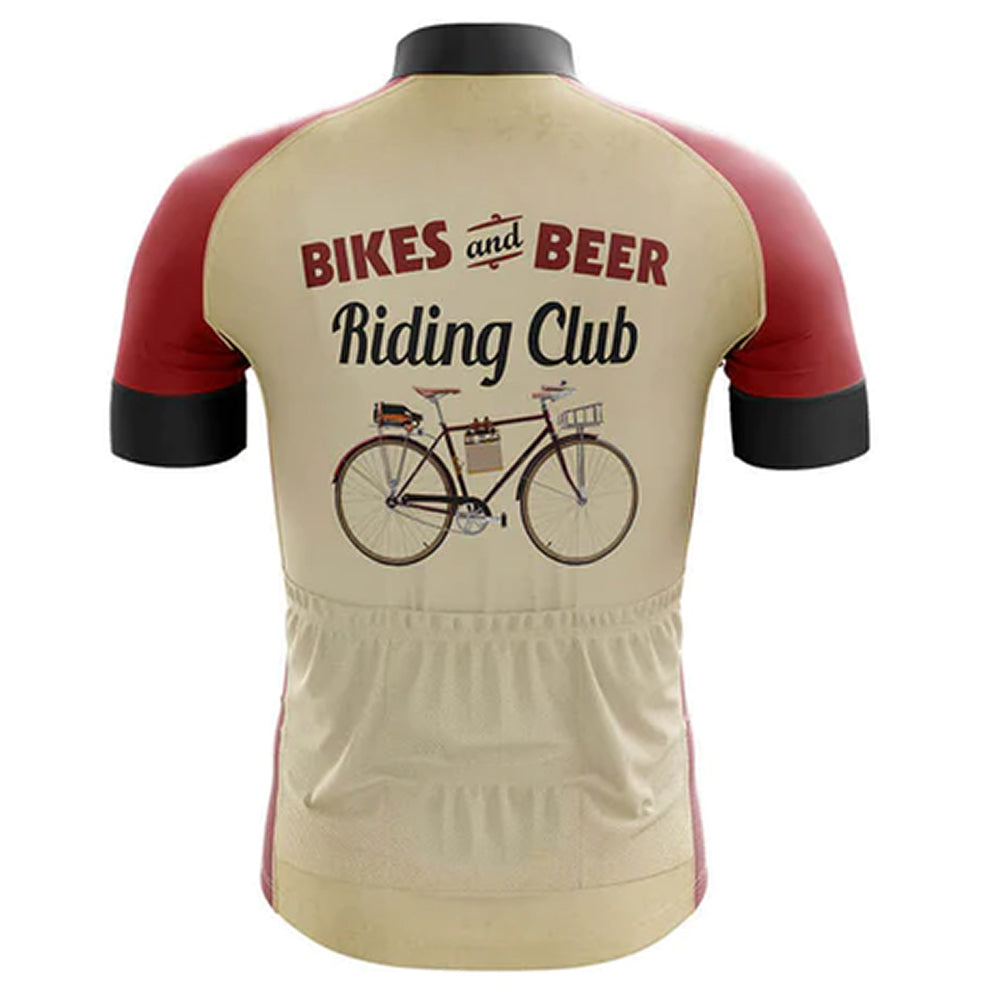 Bikes And Beer Cycling Jersey Rear