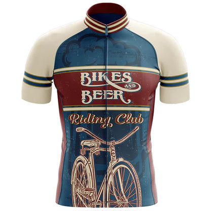 Bikes & Beer Riding Club Cycling Jersey Front