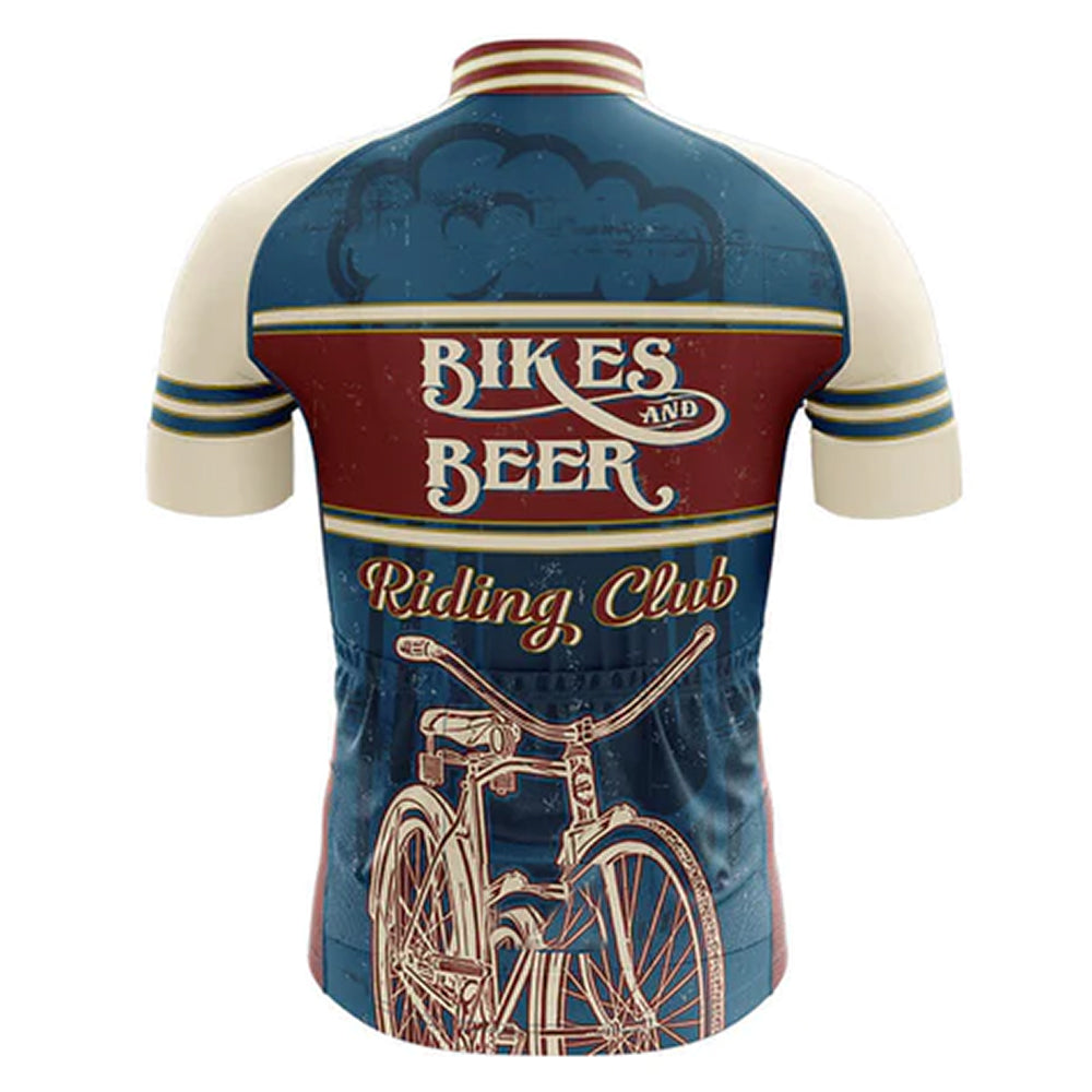 Bikes & Beer Riding Club Cycling Jersey Rear
