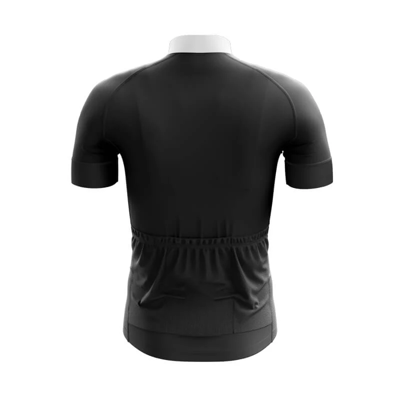 Black Dinner Suit Cycling Jersey Rear