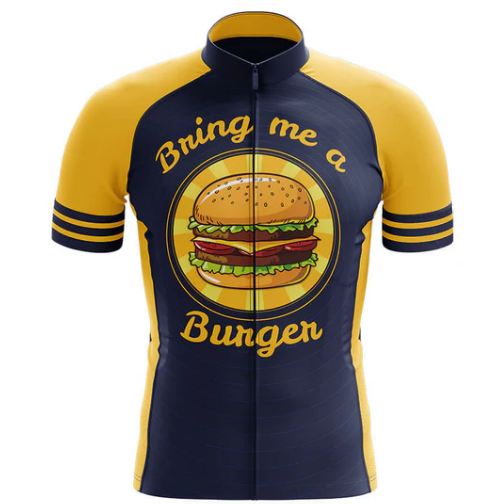 Bring Burger Cycling Jersey front