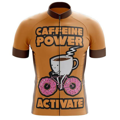 Caffeine Power Activate Cycling Jersey Front