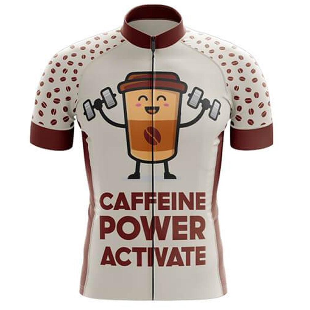 Caffeine Power Activate Cycling Jersey 2 Front