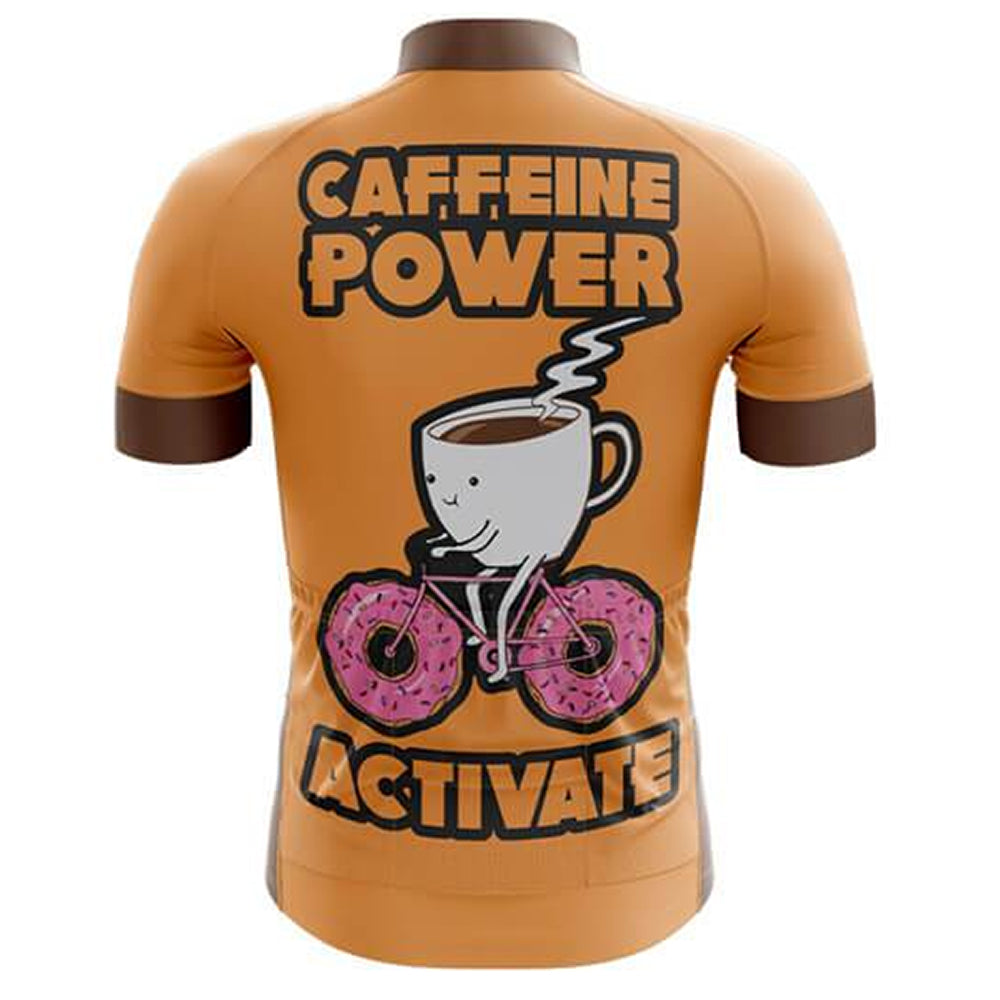 Caffeine Power Activate Cycling Jersey Rear