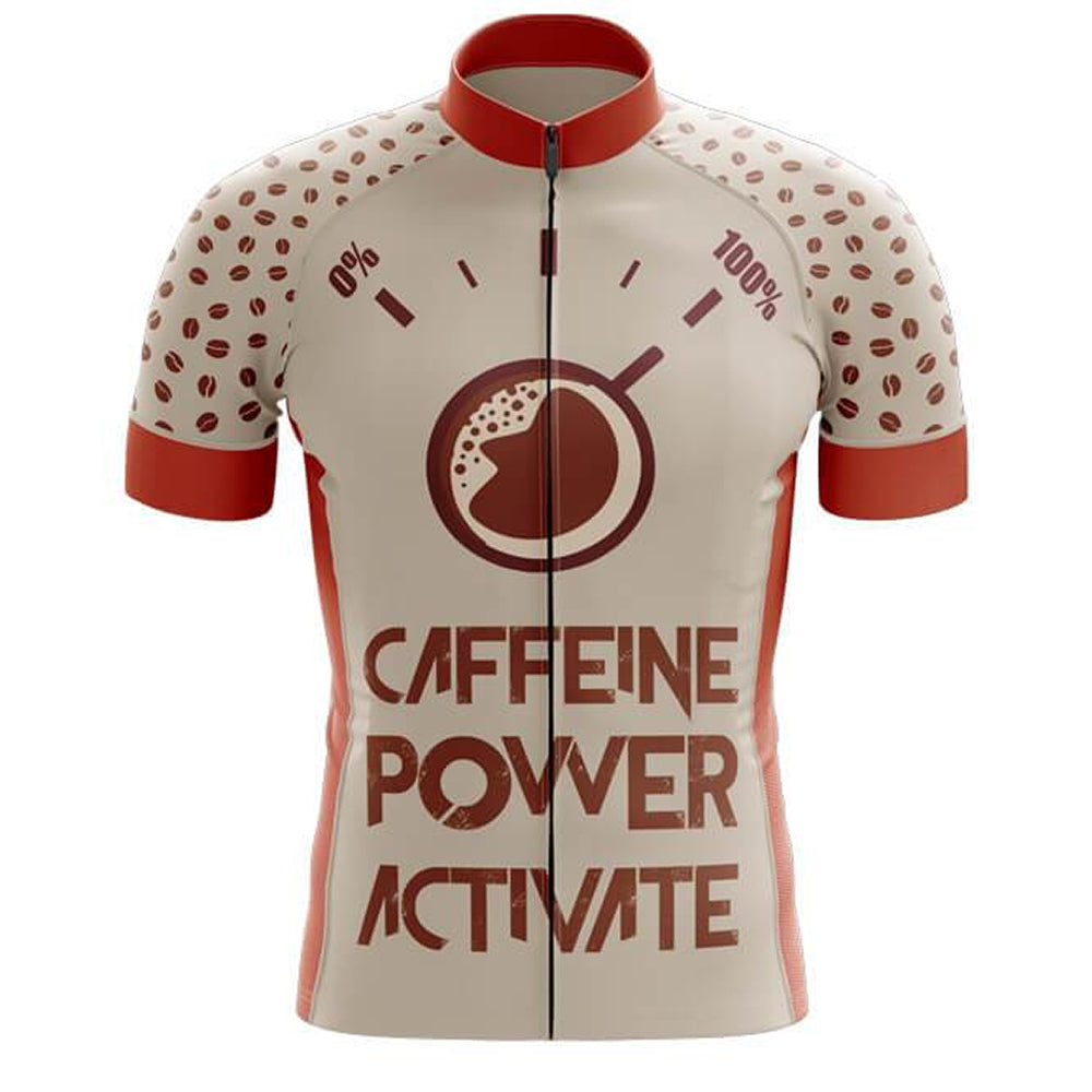 Caffeine Power Cycling Jersey Front