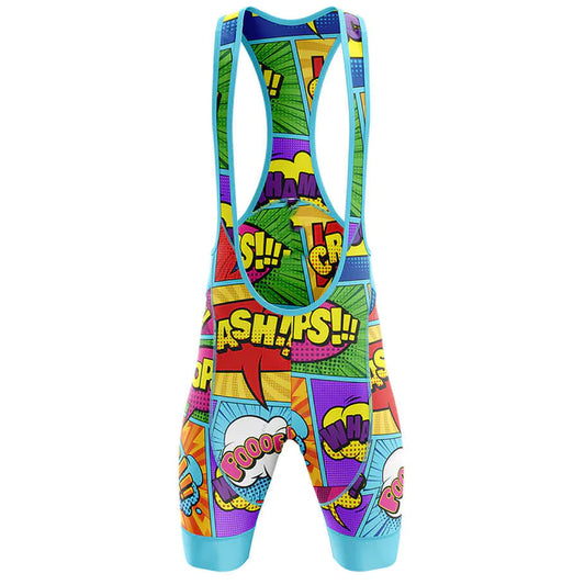Cartoon Cycling Bib Shorts Front