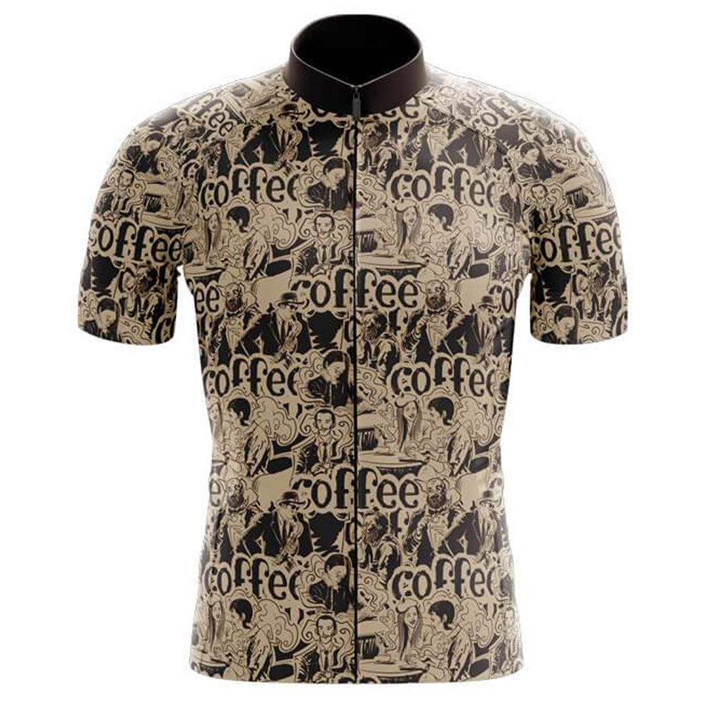 Coffee Catchup Cycling Jersey Front