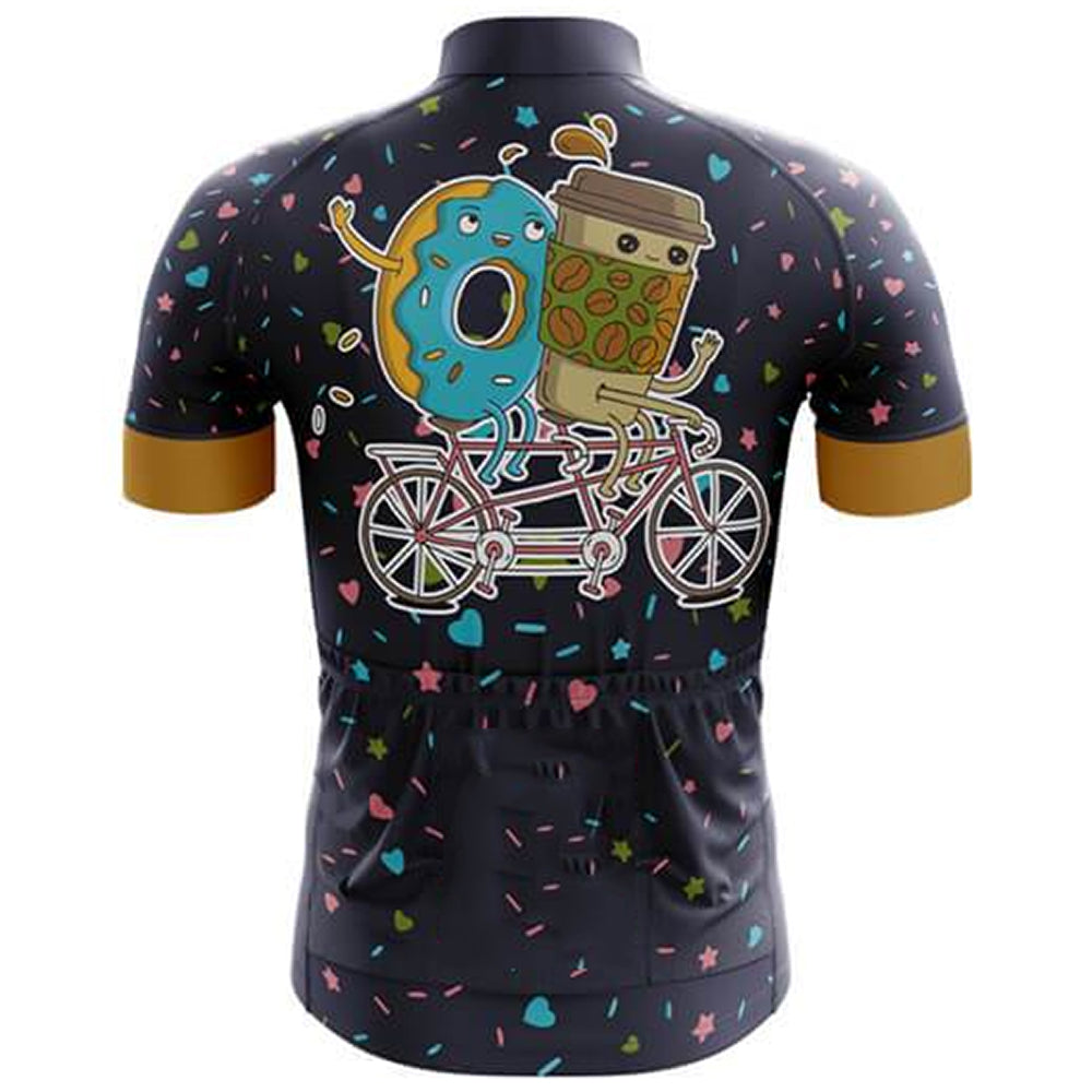 Coffee & Donuts Cycling Jersey Rear