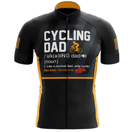 Cycling Dad Definition Cycling Jersey Front