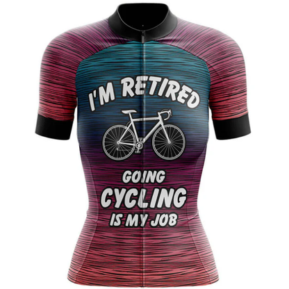 Cycling Is My Job Cycling Jersey Front