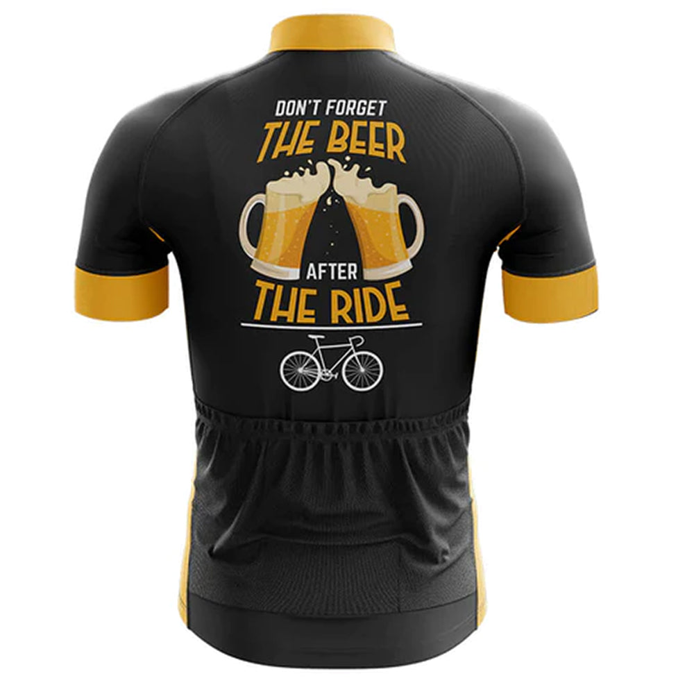 Dont Forget The Beer Cycling Jersey Rear