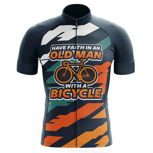 Faith In An Old Man Cycling Jersey Front