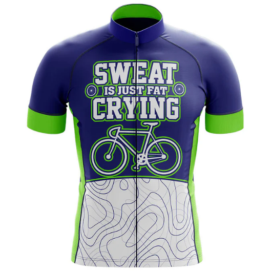 Fat Crying Cycling Jersey front