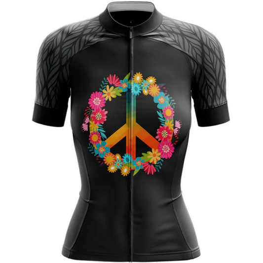 Flower Ring Cycling Jersey Front