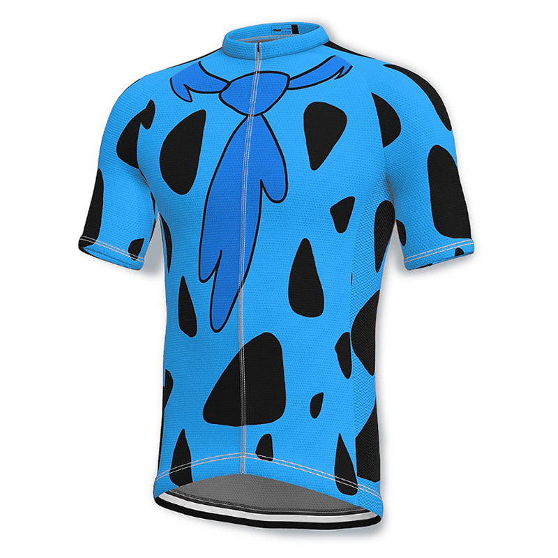 Fred Blue Cycling Jersey Front