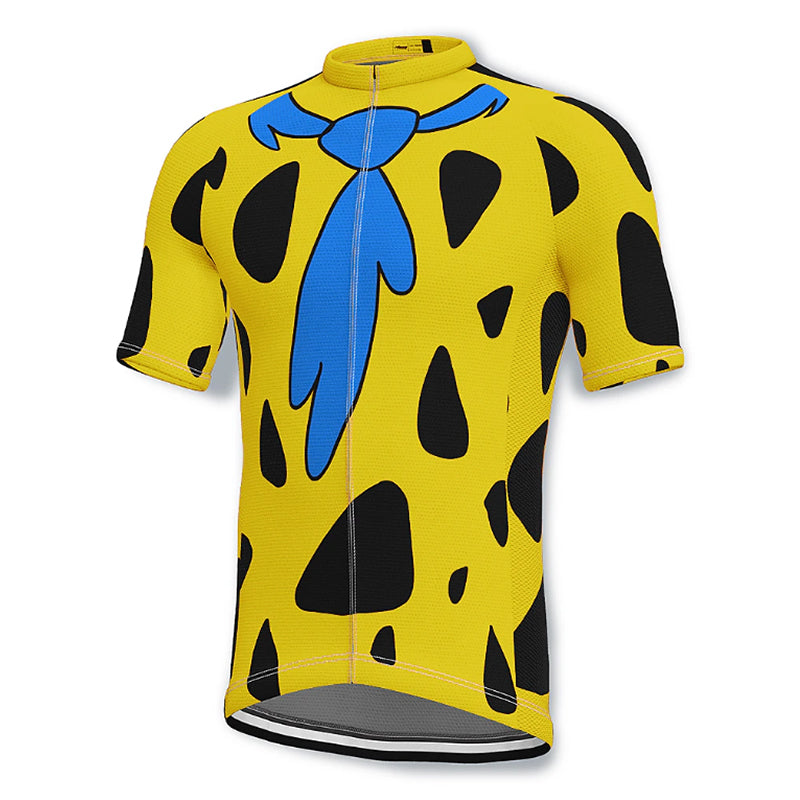 Fred Yellow Cycling Jersey Front