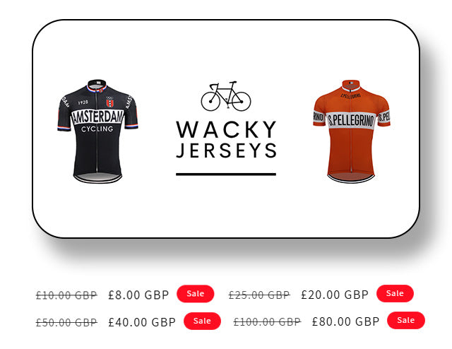 Wacky Jerseys eGift card