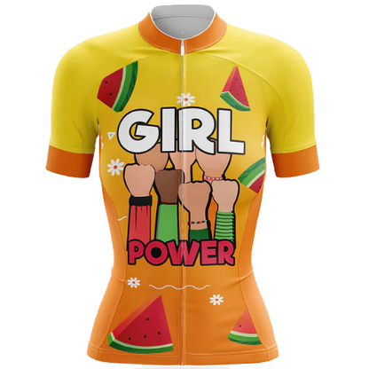 Girl Power Cycling Jersey Front