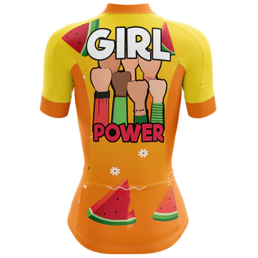 Girl Power Cycling Jersey Rear