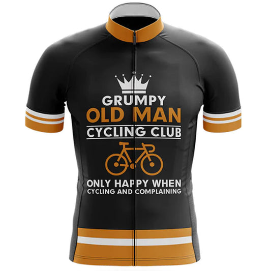 Grumpy Old Man Cycling Jersey Front