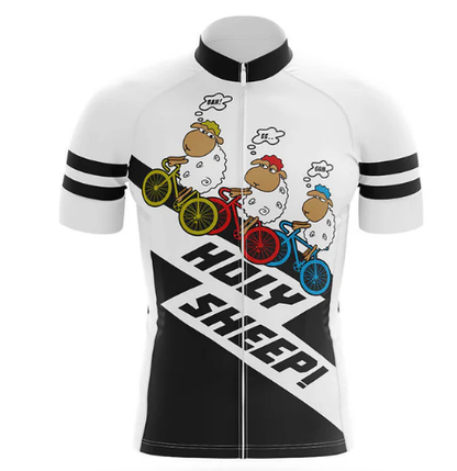 Holly Sheep Cycling Jersey Front