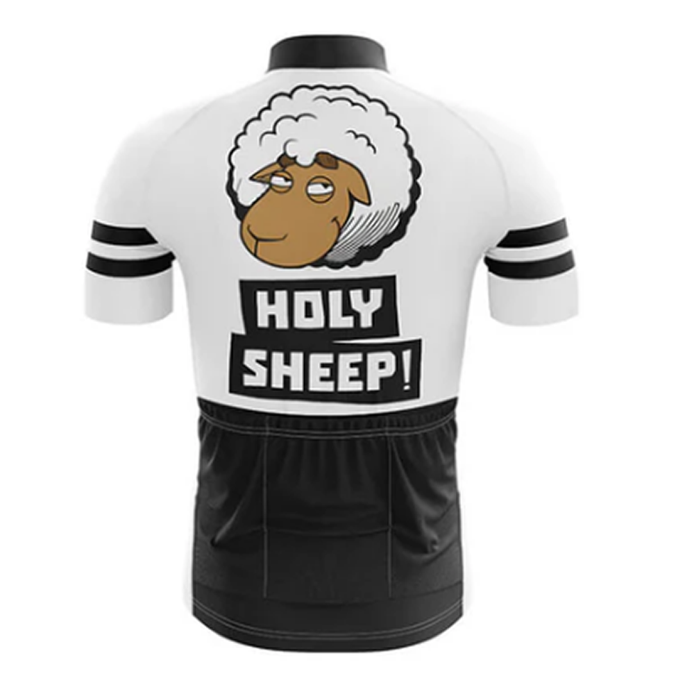 Holly Sheep Cycling Jersey Rear