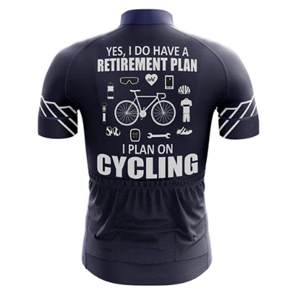 I Plan On... Cycling Jersey Rear