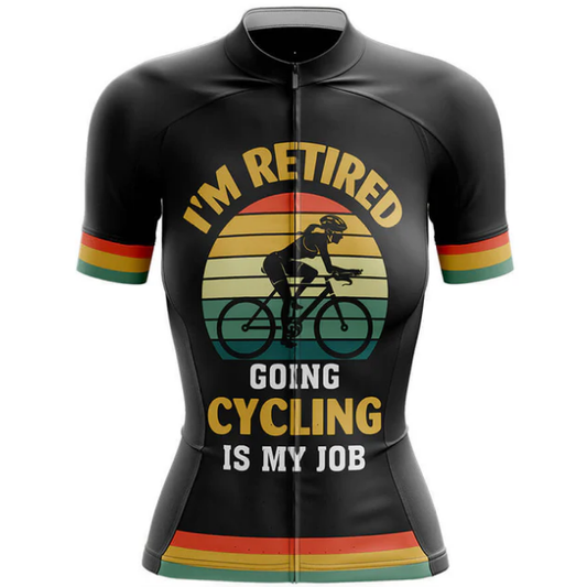 Im Retired Cycling Jersey Front