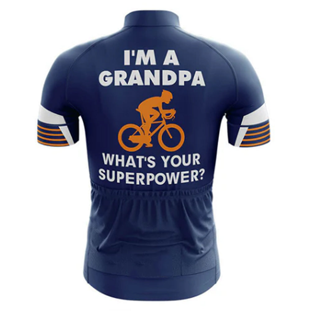 Im A Grandpa Cycling Jersey Rear