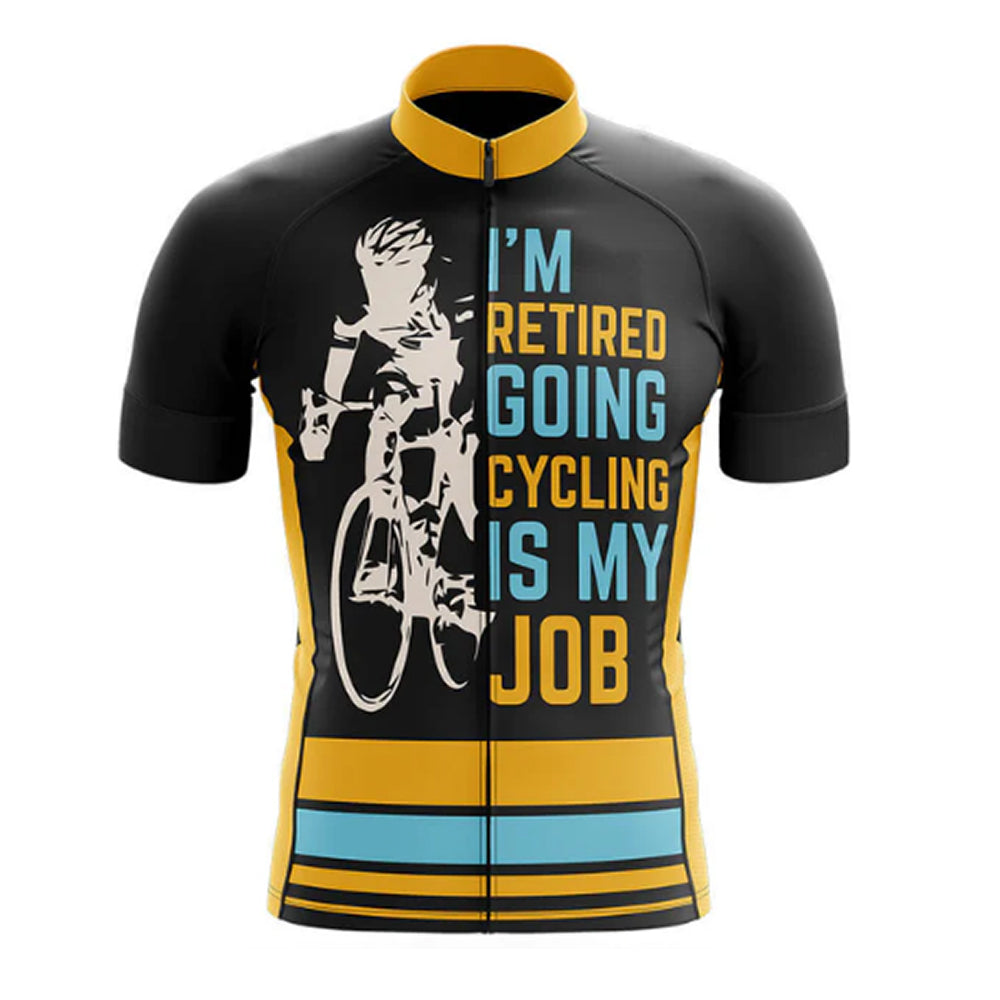 Im Retired Cycling Jersey Front