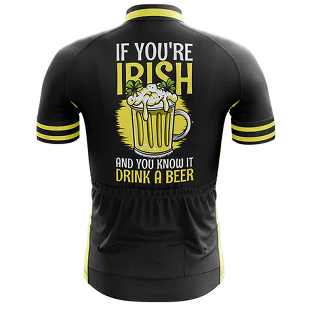 Irish And You Know It Cycling Jersey Rear