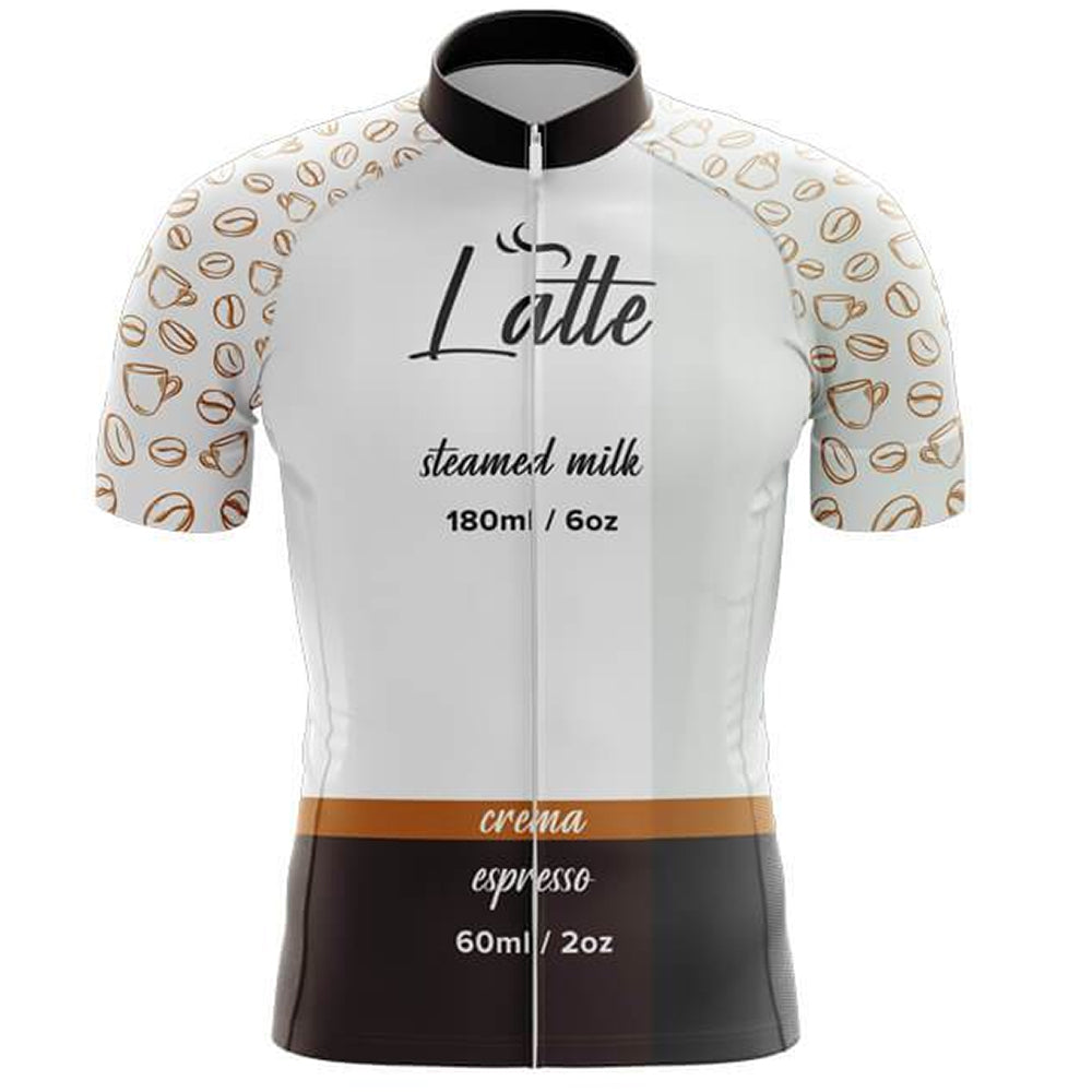 Latte Cycling Jersey Front