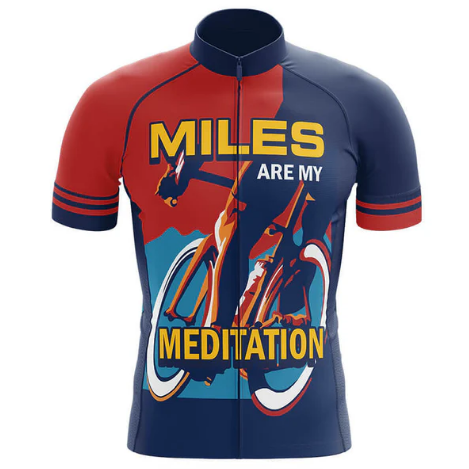 Meditation Miles Cycling Jersey front
