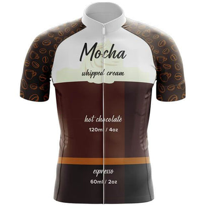 Mocha Cycling Jersey Front