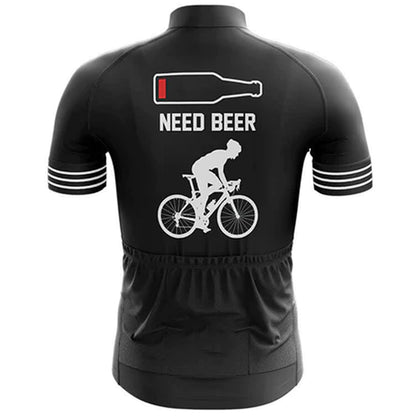 Need Beer Cycling Jersey Rear