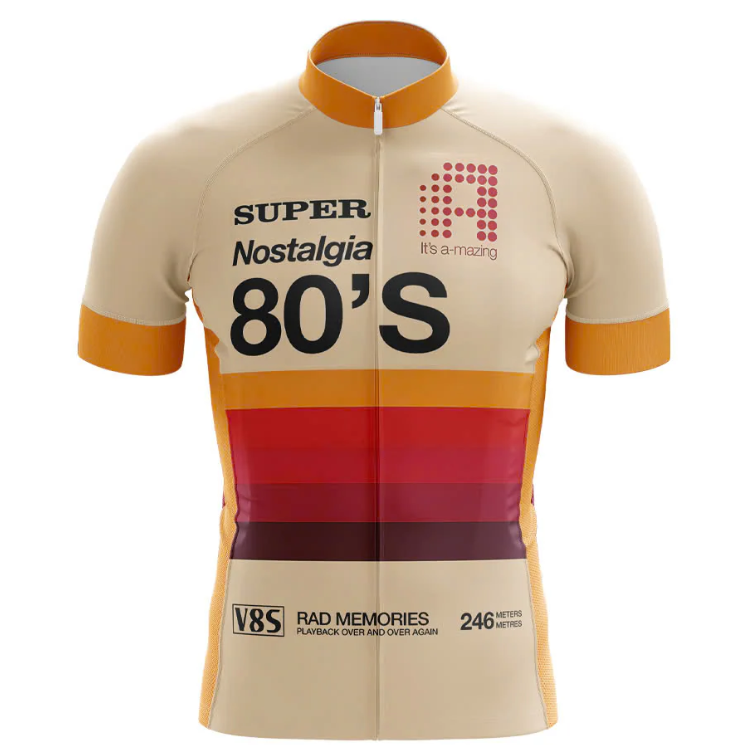 Nostalgia Cycling Jersey Front