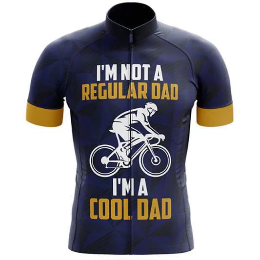Not A Regular Dad Cycling Jersey Front