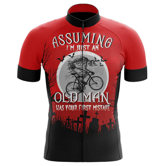 Old Man Cycling Jersey Front